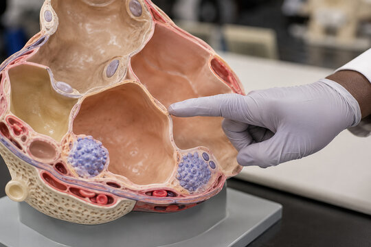Type One and Type Two Alveolar Cell Model