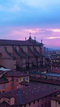 Bologna Medieval Towers Asinelli and Garisenda