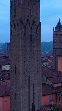 Bologna Historic Towers City View Variation
