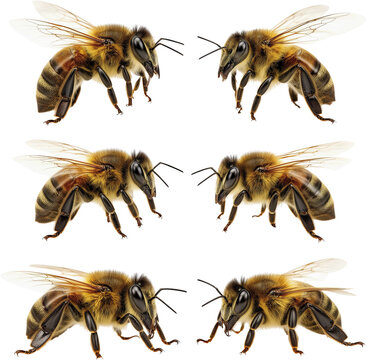 abeja, insecto, macro, bombus, aislada, animal, blanco, bragueta, naturaleza, miel, trastabillar, flor, amarilla, close-up, alas, negro, bicho, polen, picar, inhospitalario, fauna, miniatura, antena