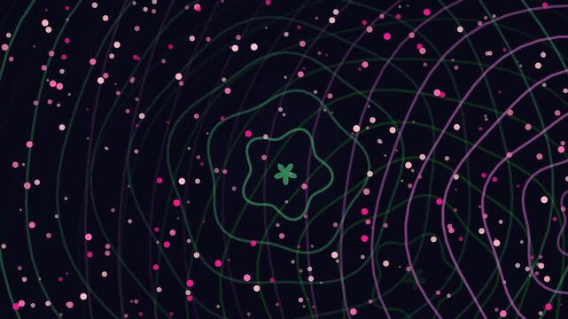 Abstract Lines  Dots. (1)