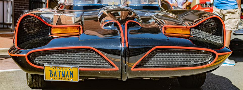 Close-Up Of Batmobile Front Fascia During Leesburg Virginia Classic Automobile Festival