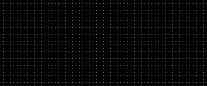 White Blueprint seamless bg grid marks overlay. Grid for motion graphic, VFX tracking markers and video effects. Printable backdrop sheet. Dots, lines, cross on paper sheet. Vector illustration