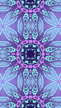 Traditional Ethnic Boho Chic Fabric Design, Vibrant Tribal Tile Backdrop and Mystical Mandala Texture Wallpaper