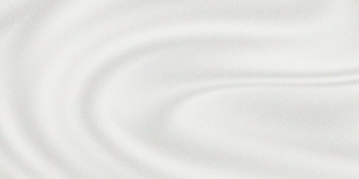 Abstract soft white grey grainy creamy texture background with soft wave folds, minimal luxury backdrop, banner design