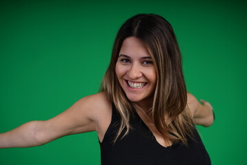 Fototapeta premium Real people expressing a range of human emotions, including thinking, success, confusion, surprise, madness, happiness, joy
