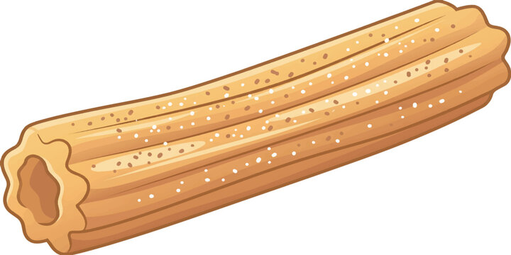 Crispy Golden Churro Pastry with Cinnamon Sugar