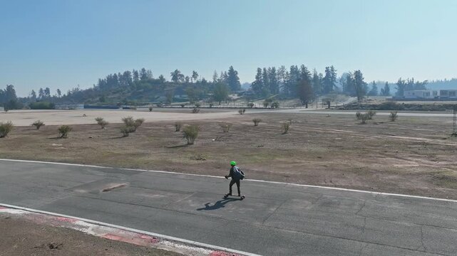 longboard en pista vizcachas Clip 01
