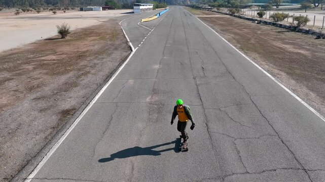 longboard en pista vizcachas Clip 03