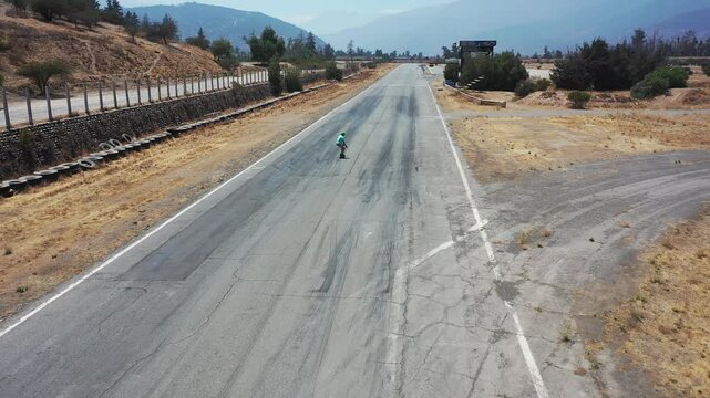 longboard en pista vizcachas Clip 10