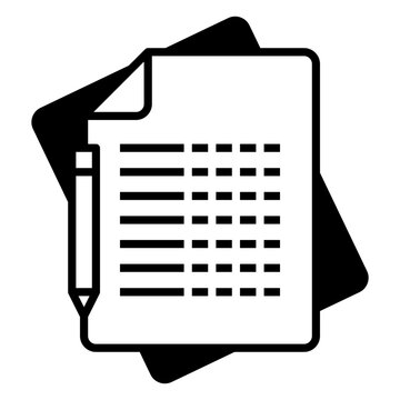 Form icon with solid or glyph style
