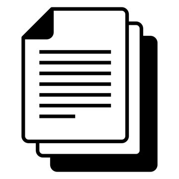 Duplicate icon with solid or glyph style