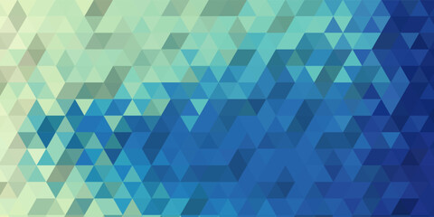 Obraz premium vector abstract irregular polygonal square background - triangle low poly pattern - blue green, aqua, turquoise, teal color