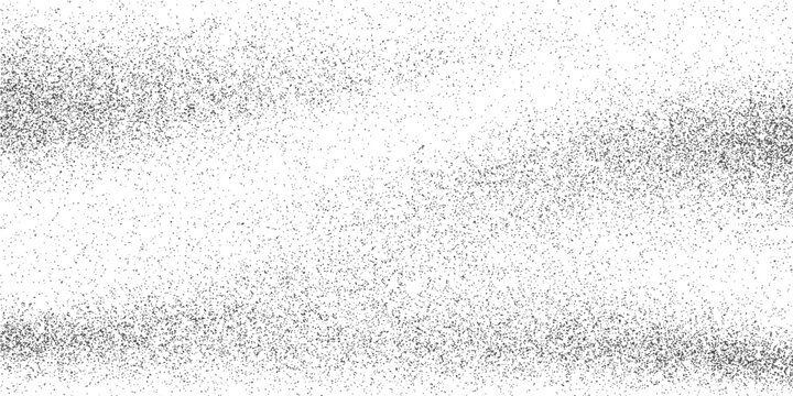 Distress weathered texture background. Fading dotted worn surface wallpaper. Aged small dust particles and speckles backdrop. Old grunge grain sand overlay. Vector vanishing gritty dots effect bg