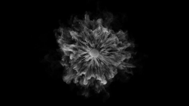 A steam Shooter from a top view. deal for fx shots, and overlays, engines, machinery, vehicles, motors, steam systems. Idea for project where smoke,steam,engine,motor,train,pressure,high,fast,stream,e