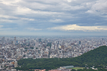Fototapeta premium 【札幌】大倉山から眺める札幌市街の風景