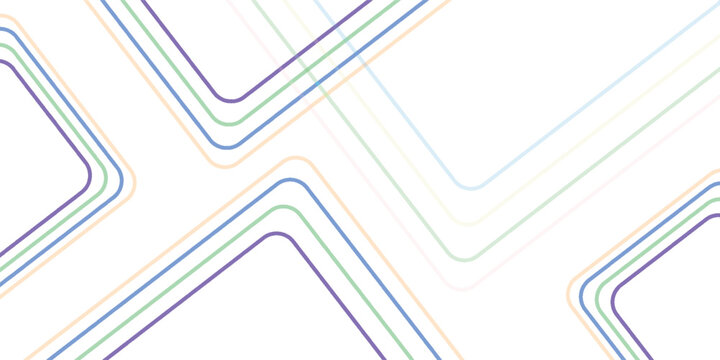 Minimal Rounded Rectangle Line Intersection Pattern Design.