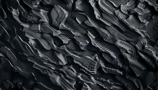 Luxury industrial forged carbon fiber sheet texture with irregular dark matte pattern
