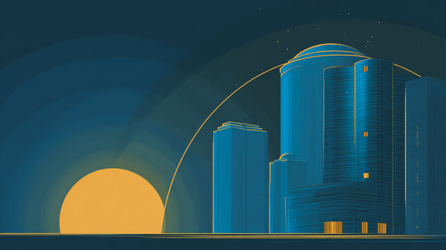Smart digital Innovation city with connection network reciprocity over the city of future smart wireless digital city and social media networking systems that connects people with in city