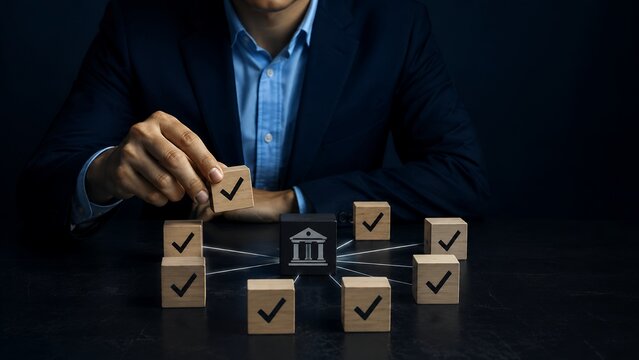 Digital Banking Compliance and Financial Verification Network with Secure Approval Process