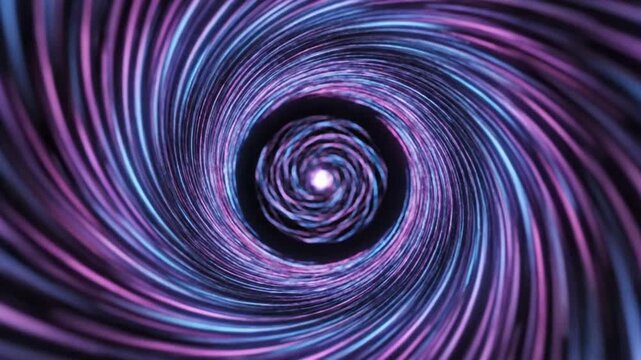 Hypnotic Swirling Galaxy Space Vortex Design