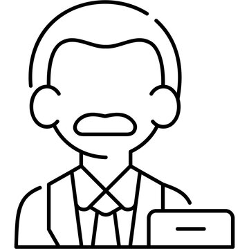 Line Art Principal Icon