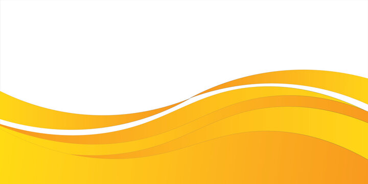 Vector orange line background curve element with white space for text and message design, overlapping layers, vector