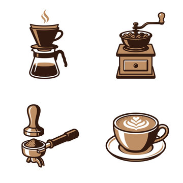 Coffee maker and coffee accessories.