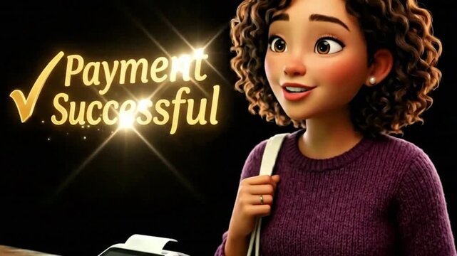 Video, Animation of smartphone payment technology, modern payment methods, store, NFC, card, 