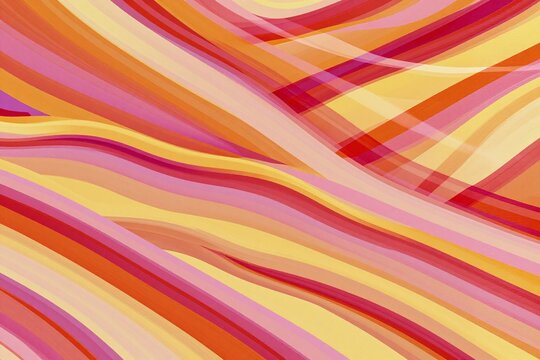 A colorful abstract background with wavy lines. 