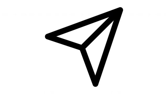 send animated Line Icons Premium 4K, Modern Minimal Outline Motion Graphics Collection