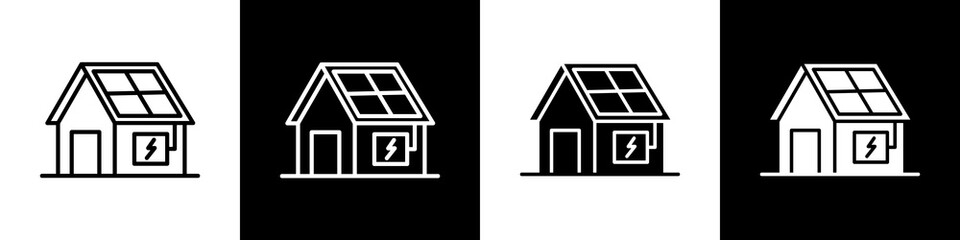 House black and white icon design concept © okta