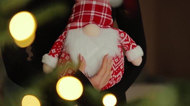 Soft touch and fluffy beard evoke warmth and joyful winter traditions