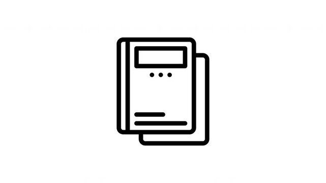 guideline minimalist stroke animation