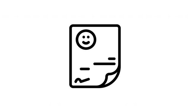 commitment minimalist stroke animation