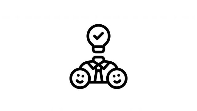core value minimalist stroke animation