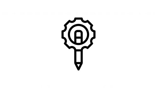 education minimalist stroke animation
