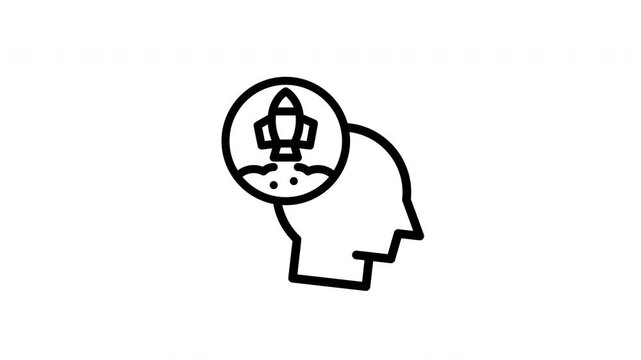 enthusiast minimalist stroke animation