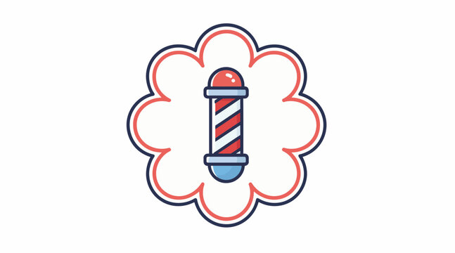 barber pole logo