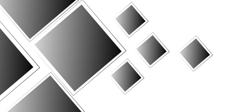Abstract design with white transparent material in triangle and square shapes on white background. Abstract white and gray gradient color modern background design vector Illustration.geometrical dg. 