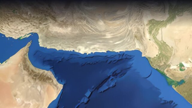 Animated Flight Path Map from Doha Qatar to Phoenix Arizona USA