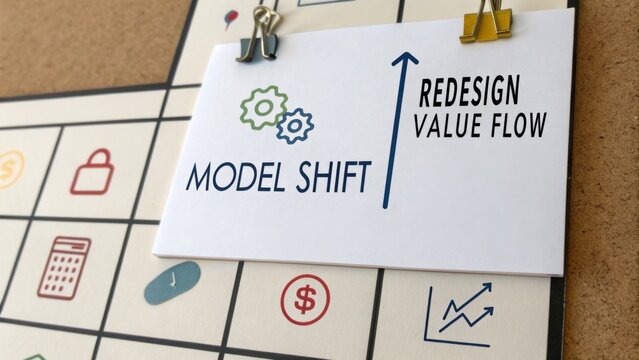 Model Shift Concept for Redesigning Value Flow in Business Strategies and Operational Plans with Visual Elements