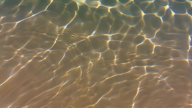 Spa water caustic light rippling background seamless loop