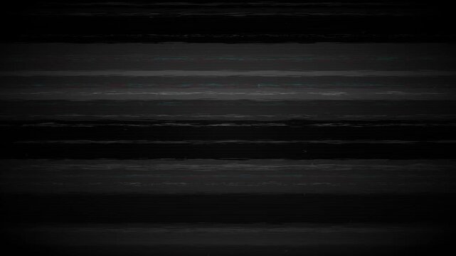 Analog tv screen glitch with signal distortion