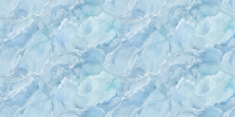 Abstract Blue Water Surface and Ice Texture Background with Frozen Crystal Pattern, Winter Nature Sky Reflection and Cool Seasonal Backdrop for Creative Design © Robia