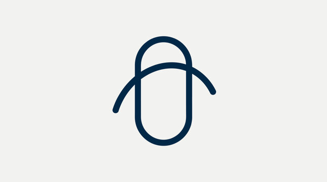 Minimalist abstract logo design, clean lines, modern icon