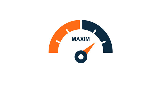 Maxim Gauge Meter Icon.