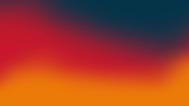 Vibrant Orange, Red and Blue Fluid Gradient Animation Background