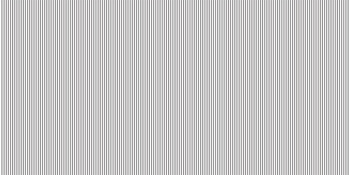 Narrow black-white vertical lines. Symmetric geometric ornament. Striped seamless pattern, abstract wallpaper. Digital paper for textile print, page fill. Vector