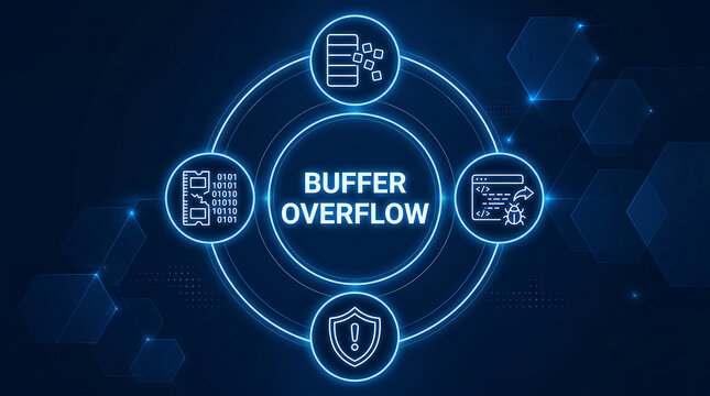A buffer overflow occurs when a program or process attempts to write more data to a fixed length block of memory, or buffer, than the buffer is allocated to hold
